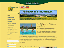 Tablet Screenshot of bellaumbria.dk
